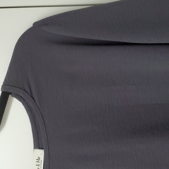 You & Me Women's Top Shirt size Large Grey Color - Picture 7 of 13